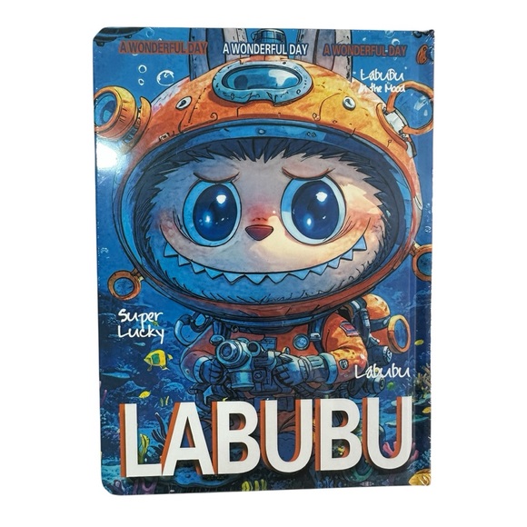 Labubu The Monsters Deep Sea Diver Hardcover 8x6 Notebook - Picture 2 of 5